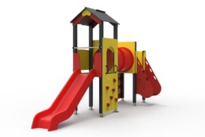 Double Tower with Slide J 9B AL Playground