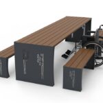 Table with Benches ME 63 HD AL Playground